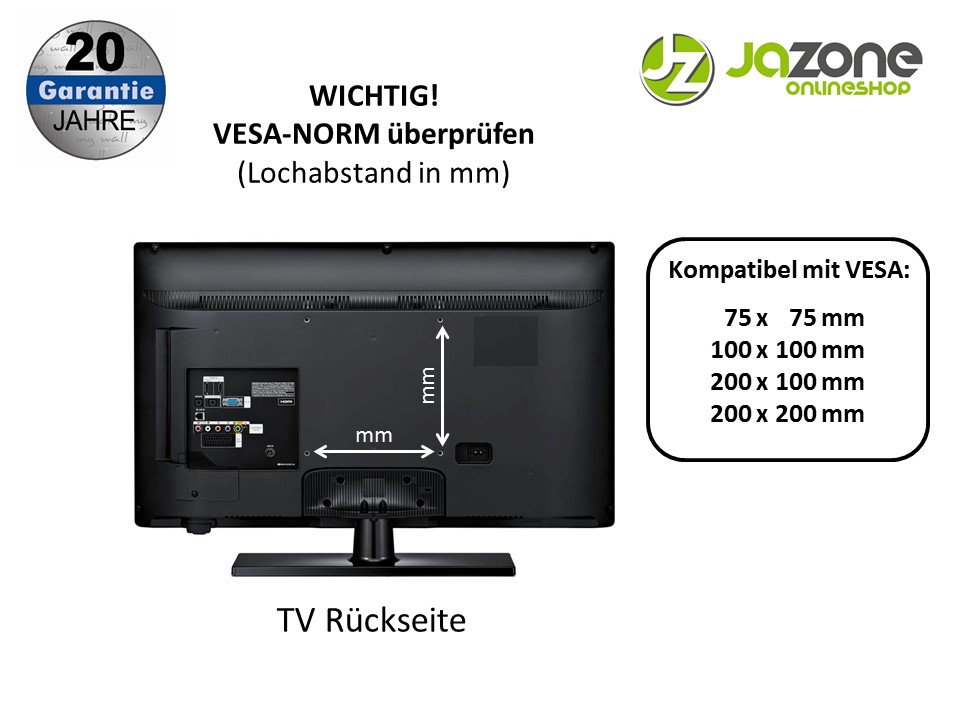 TV Deckenhalterung A160 für TOSHIBA 22 24 23,6 27 28 29 31,5 32 Zoll Fernseher 