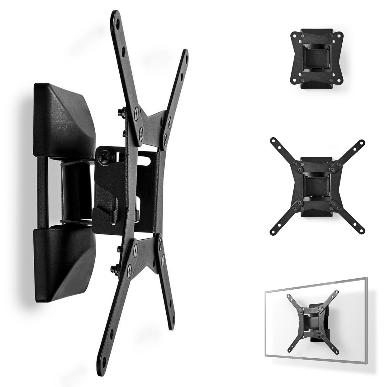 TV Fernseher & Monitor Wandhalterung A24 VESA 75x75 100x100 200x100