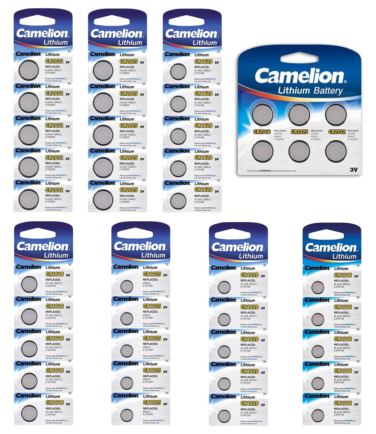 CR1216 CR1220 CR1225 CR1616 CR1620 CR2016 CR2025 CR2032 Knopfzellen ...
